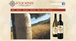 Desktop Screenshot of fourwindscellars.com